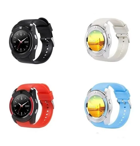 Smartwatch v8 circular reloj inteligente modelo v8 sale