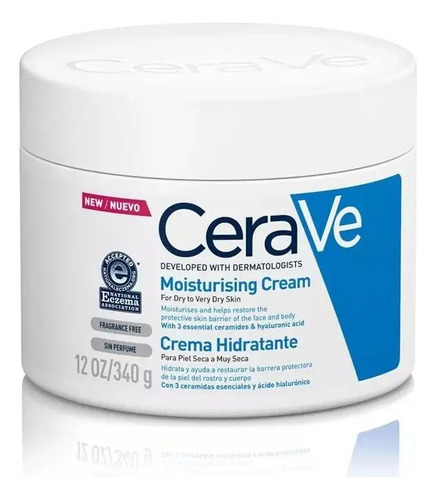 Cerave Crema Hidratante Pote X 340 Ml