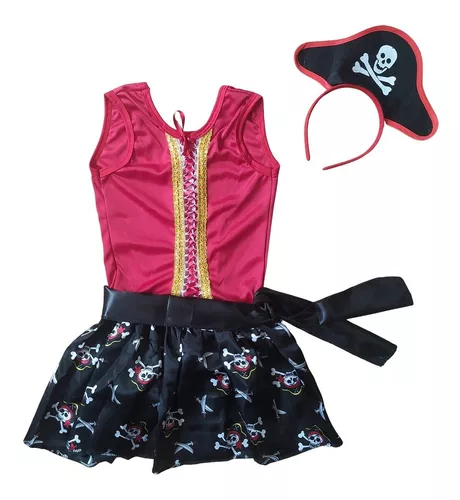 Conjunto Fantasia Infantil Unissex Pirata - Bem vestir