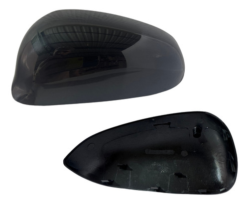 Par Capa Retrovisor Palio 12/19 Mod Original Preto Liso