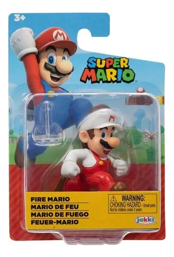 Figura Super Mario Bross Fuego  Wabro Coleccionable 