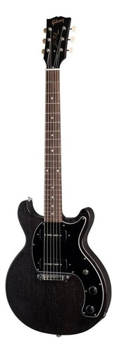 Guitarra elétrica Gibson Modern Collection Les Paul Special Tribute DC de  mogno worn ebony laca nitrocelulósica acetinada com diapasão de pau-rosa