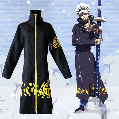 Imagen 1 de 5 de Capa Trafalgar Law - One Piece - Cosplay - Disfraz