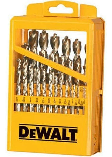 Juego De Brocas Dewalt Con Índice De Metal, 29 Piezas (dw19