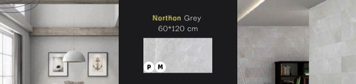 Disu Porcelanato Northon Grey Mate  Rect 60x1.20 