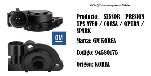 Sensor Tps Chevrolet Optra, Corsa, Aveo