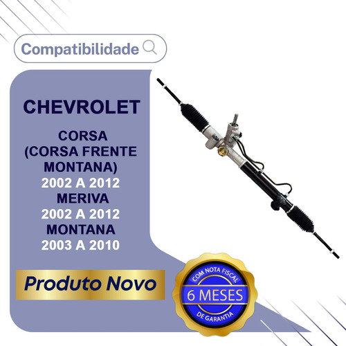 Caixa Direção Hidráulica Corsa Maxx 1.8 Nova 2002 A 2012