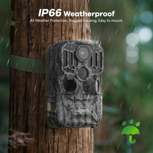 Deatti Trail Camera Wifi 48mp 4k Game Camera Con 8 Pilas Y T
