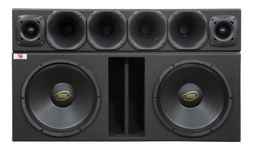 Caixa Trio Woofers Eros E-12lc + Drivers E Tweeters Selenium