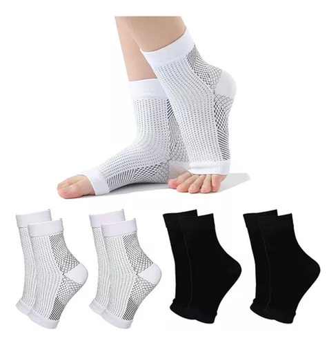 4 Pares De Calcetines Para Neuropatía, Calcetines De Compres