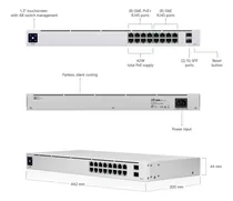 Comprar Switch Poe Ubiquiti Unifi Usw-16-poe 16 Puertos Gigabit