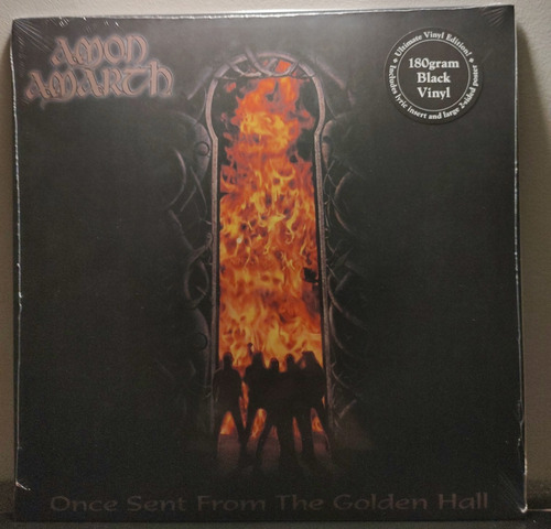 (1997) Amon Amarth. Once Sent From The Golden Hall. Lp Nuevo
