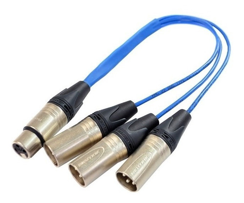 Set De 2 Divisores De Línea Intercom 3 Vías Xlr-3, Mod Sp-3