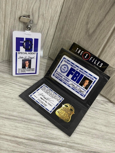 Credencial Fbi Xfiles Expedientesx John Doggett Robert Patri