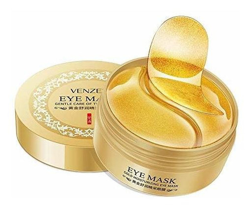 30 Pares Venzen Gold Eye Mask Power Crystal Gel Collagen Mas