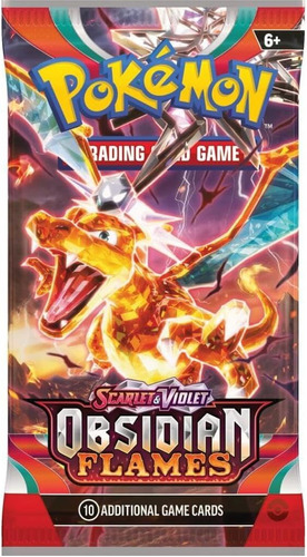 Sobre Pokémon Tcg Obsidian Flames Cartas Originales 