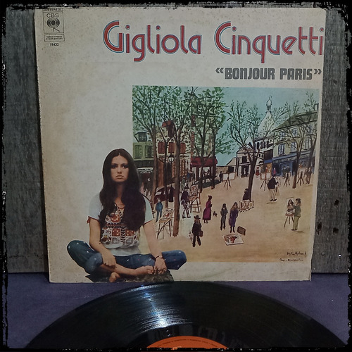 Gigliola Cinquetti - Bonjour Paris - Ed Arg 1974 Vinilo Lp