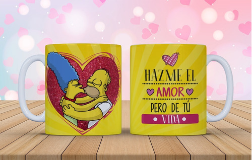 Tazas De Cerámica Importada De Amor Simpsons