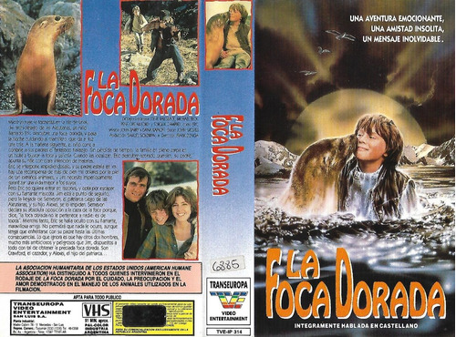 La Foca Dorada Vhs The Golden Seal Español Latino