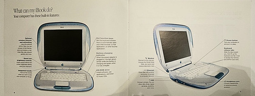 Apple Ibook G3 Clamshell Blueberry (Usado)