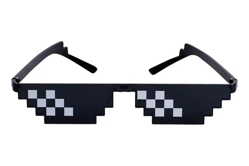 Gafas Meme Thug Life Negras Sol Pixel Turn Down For What