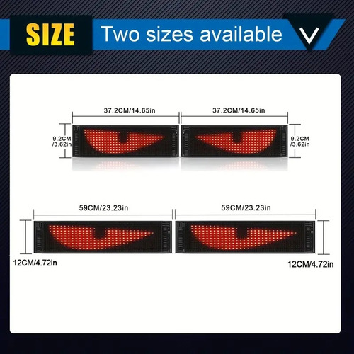 2 Ojos Led Movimiento Programable Celular - Ojo Rayo Mcqueen