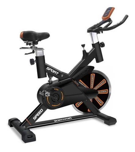 Bicicleta fija Sacrifice Sports ES770 para spinning color negro