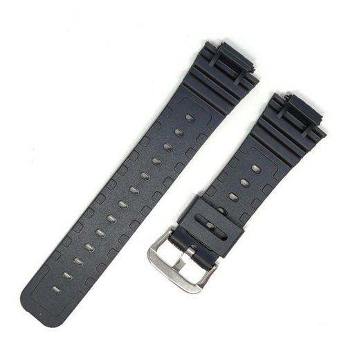 Pulsera de silicona compatible con el reloj Sanda 6016, color negro