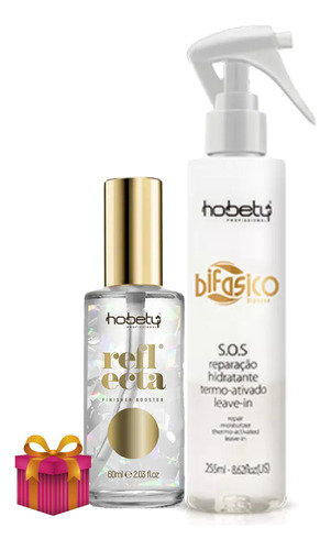 Hobety Bifásico Leave-in Sos 255ml + Reflecta Finisher 60ml