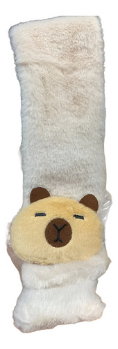 Bufanda Capibara Beige Liso Único