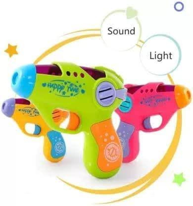 Pistola Pequeña Para Bebé, Con Luz Y Sonido Juguetes Niñ@s