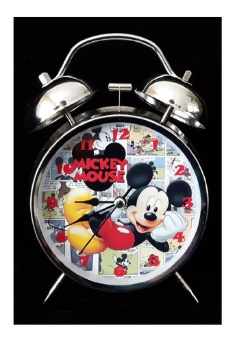 Lindo Regalo Reloj Despertador Estilo Vintage Mickey Mouse