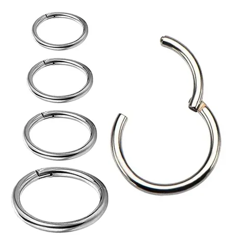 comprar Piercing Titânio Cartilagem Argola Click Septo Helix Daith