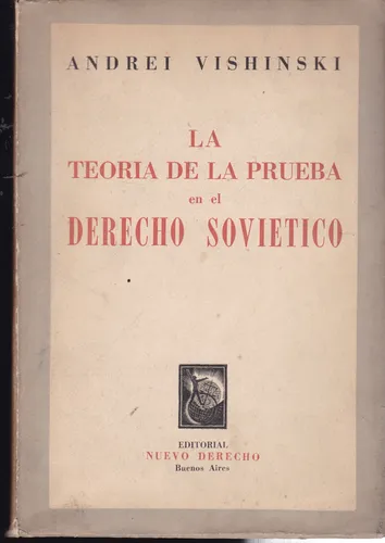 La Teoría De La Prueba En El Derecho Soviético - Vishinski (Usado)