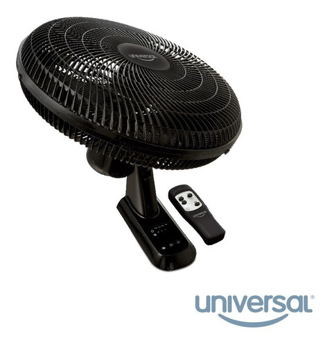 Ventilador Universal Negro 80watts Control 2 Años Garantia