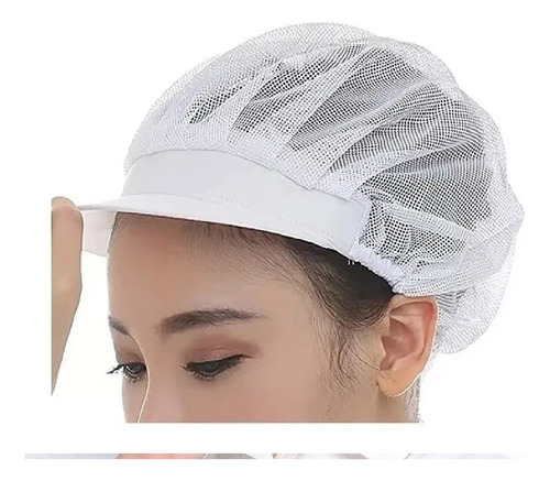 Gorro Para Cocina Con Visera En Tela Varios Colores