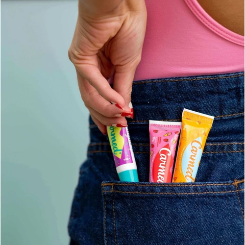 Kit Carmed Sorvete Hidratante Labial 3 Sabores Refrescantes