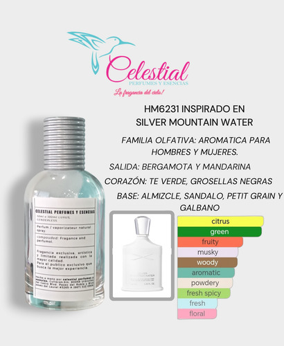 Perfume Silver Mountain Water Elixir De Perfum 100ml