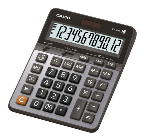 Calculadora Escritorio Casio Gx-120b 12 Dig Caba