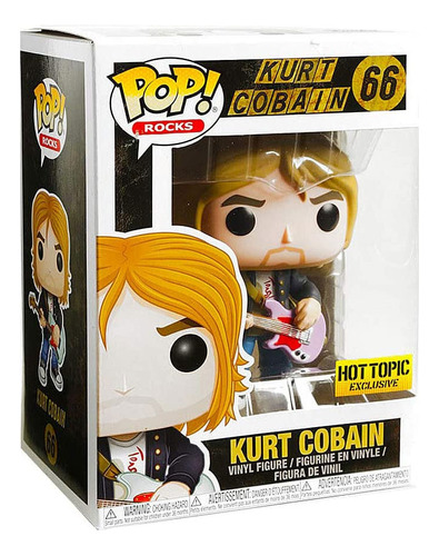 Funko Pop Kurt Cobain 66 Hot Topic Original