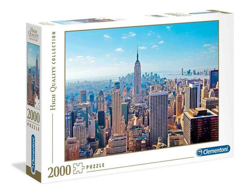 Puzzle Clementoni 2000 Piezas New York  High Quality