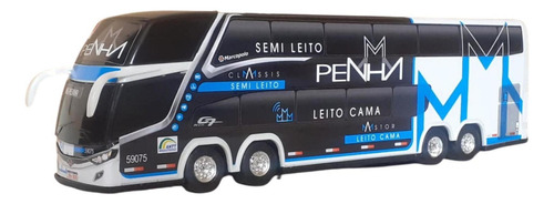 Miniatura Ônibus Penha 2 Andares 30cm