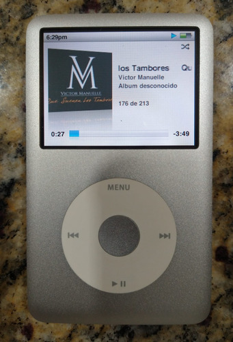 iPod Classic 120gb 6ta Gen Usado Más Funda De Silicón (Usado)