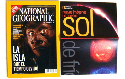 Revista National Geographic Gran Mapa Lamina El Sol Espacio