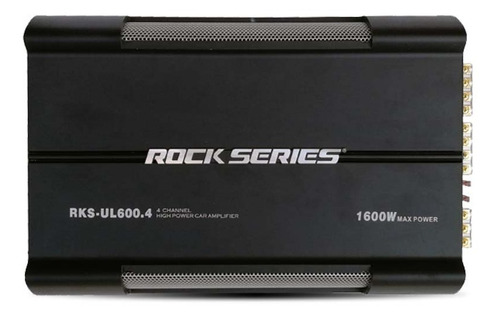 Amplificador De 4 Canales Rock Series Rks-ul600.4 Clase Ab