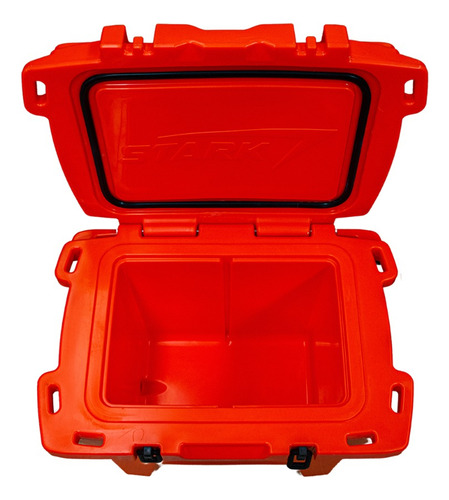 Hielera 28 Litros Universal Off Road Compatible 30qt Gris Color Naranja