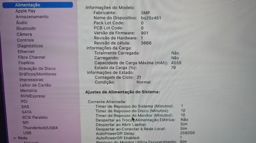 Macbook Pro 2017 - Usado - I5/8gb Ram /ssd 128gb/ 21 Ciclos Macbook Pro 2017 - Usado - I5/8gb Ram /ssd 128gb/ 21 Ciclos