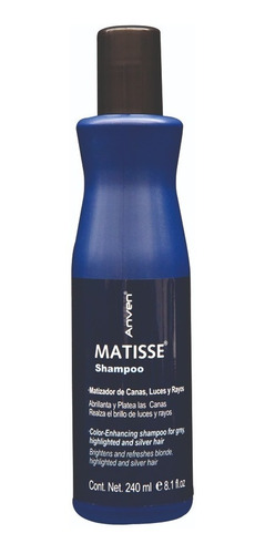 Shampoo Matizador Mechas Y Canas Matisse Anven 240ml