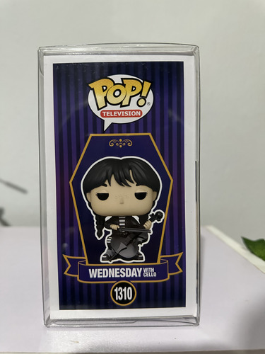 Funko Pop Merlina Wednesday Addams Con Cello #1310 (Usado)