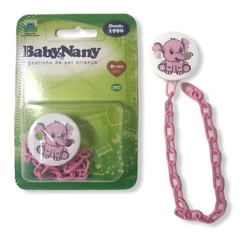 Prendedor De Chupeta Correntinha Universal - Baby Nany 